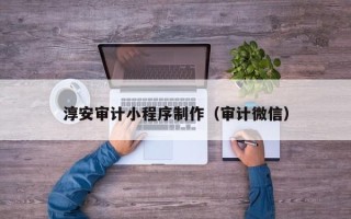 新昌淳安审计小程序制作（审计微信）